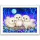 Puzzle aus Kunststoff - Kayomi - Owl Triplets