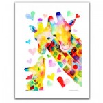   Puzzle aus Kunststoff - Reina Sato - Giraffe Family