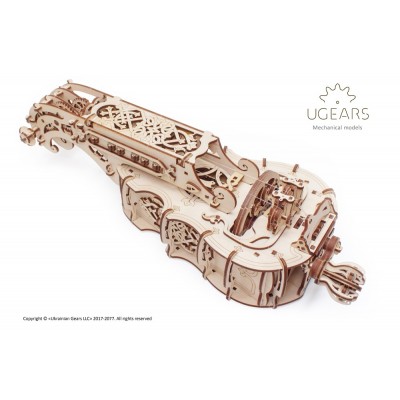 Ugears-12064 3D Holzpuzzle - Hurdy-Gurdy