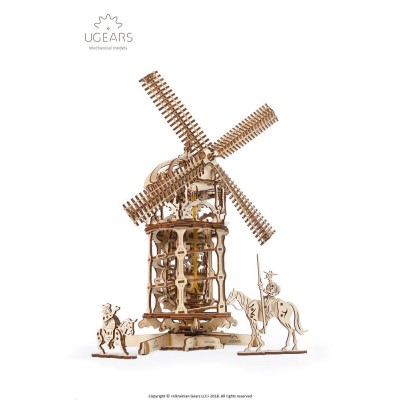 Ugears-12084 3D Holzpuzzle - Tower Windmill