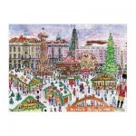  Galison-36676 Weihnachtsmarkt - 1000 Teile Puzzle