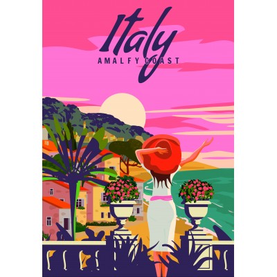 Puzzle Alipson-Puzzle-F-50112 Italien - Amalfiküste
