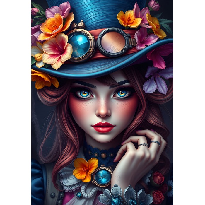 Puzzle  Alipson-Puzzle-F-50161 Die Frau mit Hut