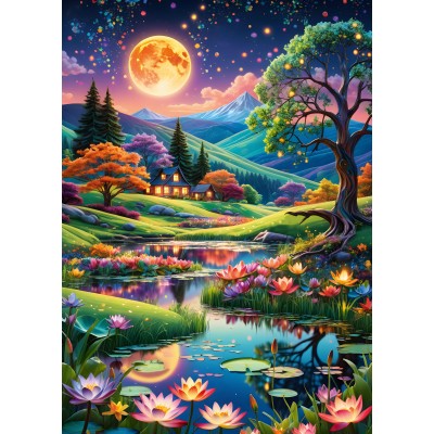 Puzzle Alipson-Puzzle-F-50172 Vollmondnacht