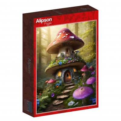 Puzzle Alipson-Puzzle-F-50176 Pilzhaus im Unterholz