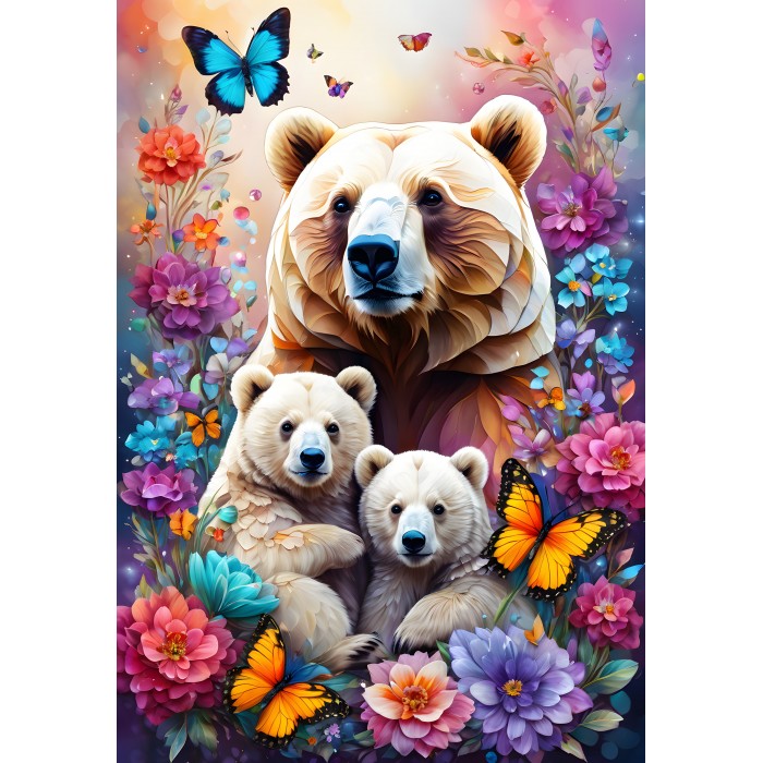 Puzzle   Bären - Mutterliebe Kollektion