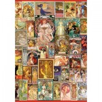 Puzzle   Art Nouveau Poster Collage