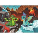 Puzzle  Art-Puzzle-4509 Baby Dragons