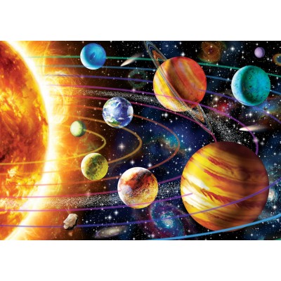 Art-Puzzle-5012 Neon Puzzle - Sonnensystem