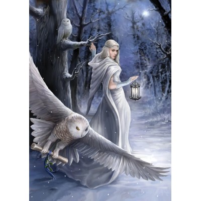 Puzzle Art-Puzzle-5229 Anne Stokes - Midnight Messenger