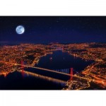  Art-Puzzle-5239 Neon Puzzle - Three Bridges, Bosphorus