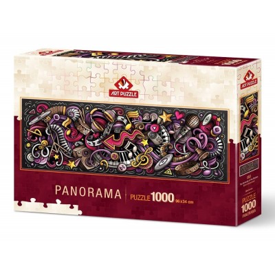 Puzzle Art-Puzzle-5351 Panorama - Die Elemente des Rhythmus