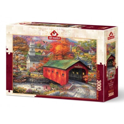 Puzzle Art-Puzzle-5528 Die Brücke des Süßen Lebens