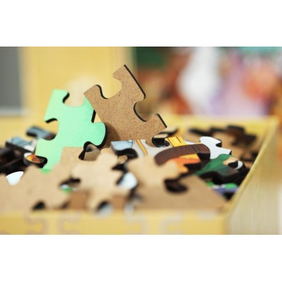 Art-Puzzle-5851 Wooden Puzzle - Schneller Hund