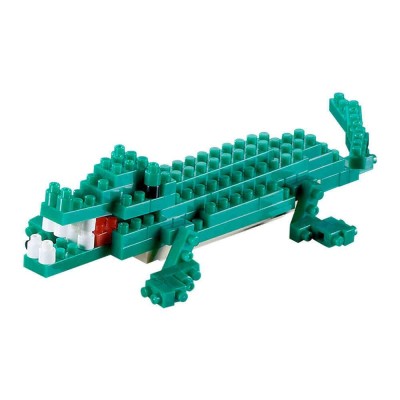 Brixies-58113 3D Nano Puzzle - Krokodil