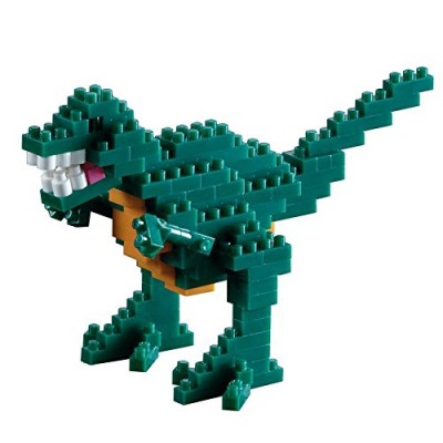 Brixies-58459 3D Nano Puzzle - Dinosaurier