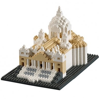 Brixies-58651 Nano 3D Puzzle - Basilica San (Level 4)