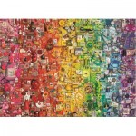 Puzzle  Cobble-Hill-40062 Colorful Rainbow