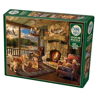 Puzzle Cobble-Hill-40151 Lakeside Cabin