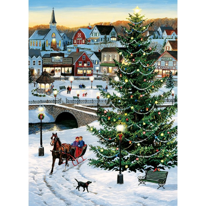 Puzzle  Cobble-Hill-40221 Persis Clayton Weirs: Village Tree