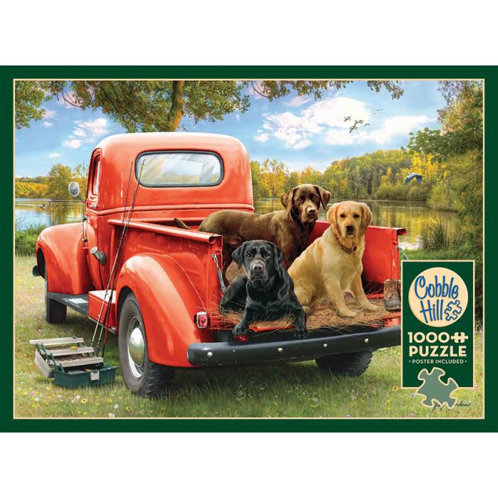 Puzzle  Cobble-Hill-40254 Anglerfreunde