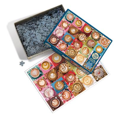 Puzzle Cobble-Hill-45078 Kaffee von Herzen