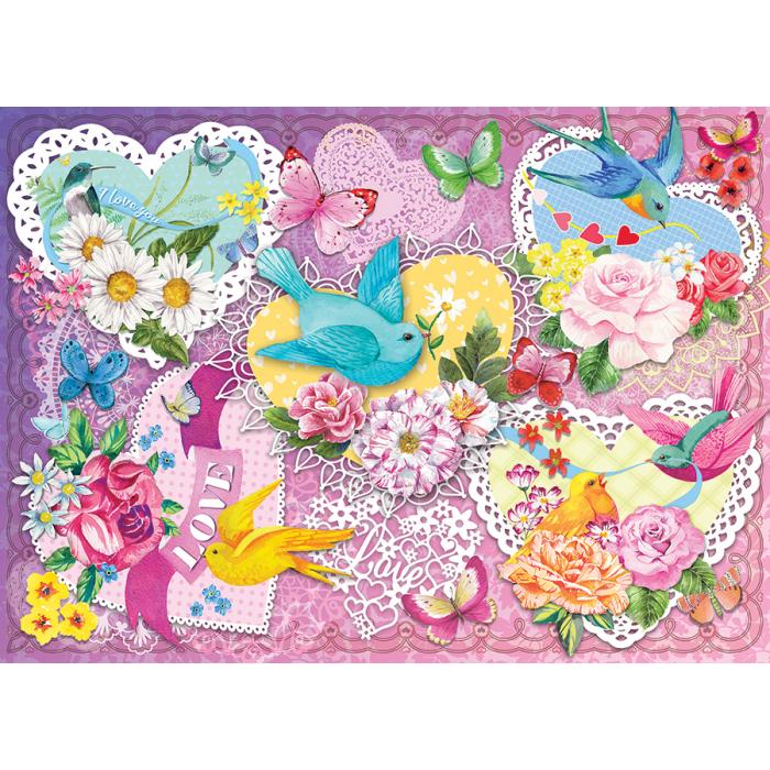 Puzzle  Cobble-Hill-45079 Liebe