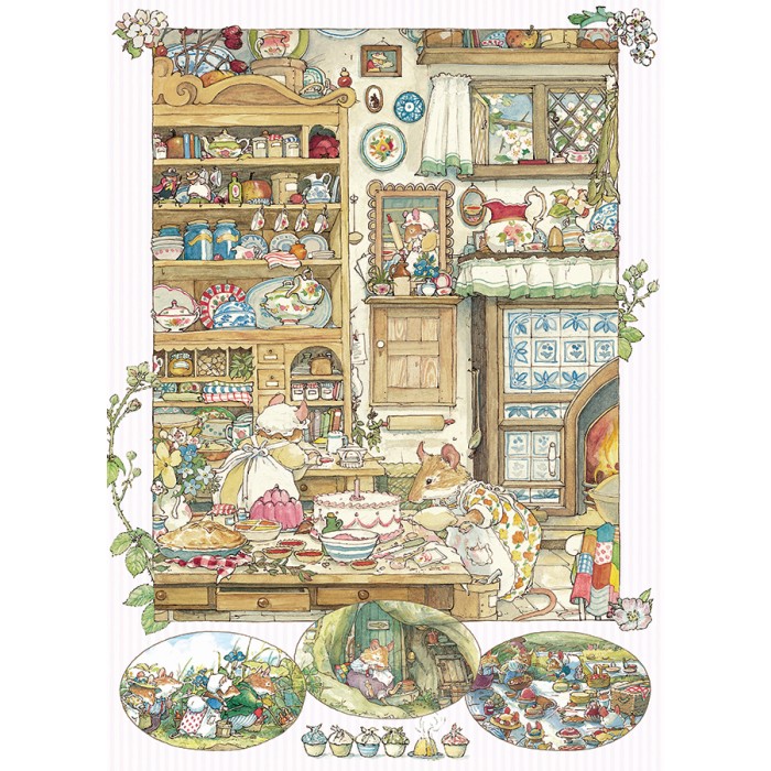 Puzzle  Cobble-Hill-45107 Brambly Hedge Picknick