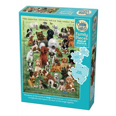 Puzzle Cobble-Hill-47007 Family - Welpen