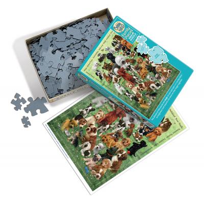 Puzzle Cobble-Hill-47007 Family - Welpen
