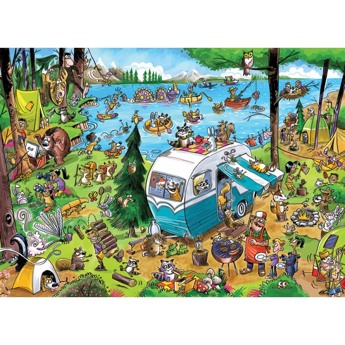 Puzzle  Cobble-Hill-47024 Der Ruf der Natur