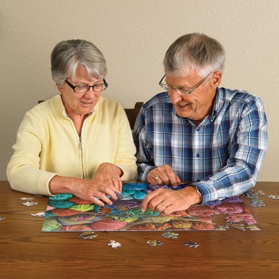Puzzle Cobble-Hill-48024 Ein Faible für Garn