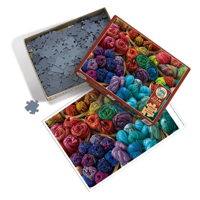 Puzzle Cobble-Hill-48024 Ein Faible für Garn