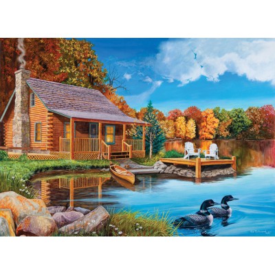 Puzzle Cobble-Hill-52048 XXL Teile - USA - Loon Lake