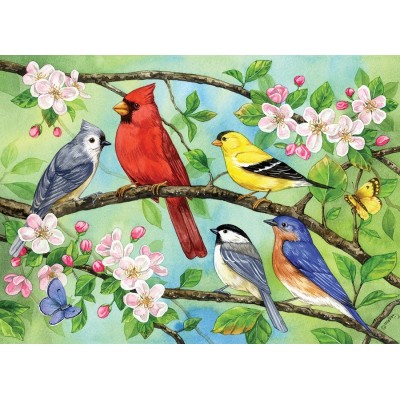 Puzzle Cobble-Hill-54606 XXL Teile - Bloomin' Birds