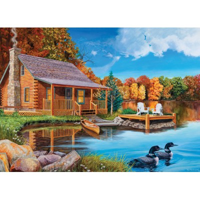 Puzzle Cobble-Hill-57154 USA - Loon Lake