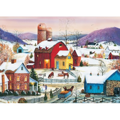 Puzzle Cobble-Hill-80007 Winter Neighbors