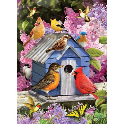 Puzzle Cobble-Hill-80153 Spring Birdhouse