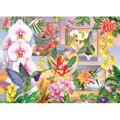 Puzzle Cobble-Hill-85061 XXL Teile - Hummingbird Magic
