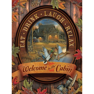 Puzzle Cobble-Hill-88005 XXL Teile - Welcome to the Cabin