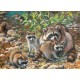 XXL Teile - Raccoon Family