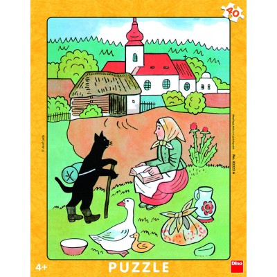 Dino-32222 Frame Puzzle - On the Way