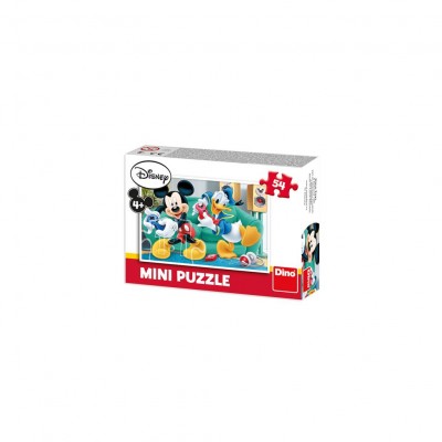 Dino-33121-MickeyDonald Mini-puzzle Mickey und Donald