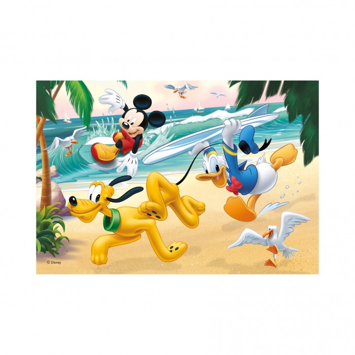  Dino-38612 2 Puzzles - Mickey