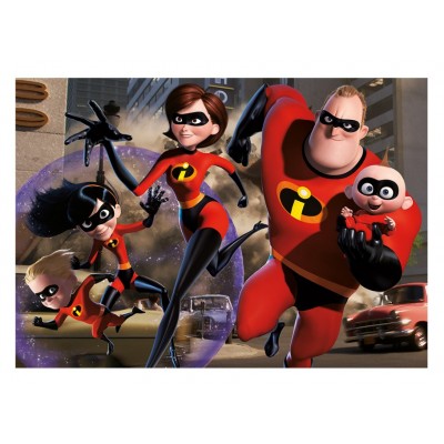 Puzzle Dino-47217 XXL Teile - The Incredibles 2