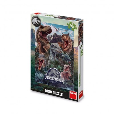 Puzzle Dino-50269 Jurassic Welt