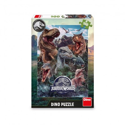 Puzzle Dino-50269 Jurassic Welt