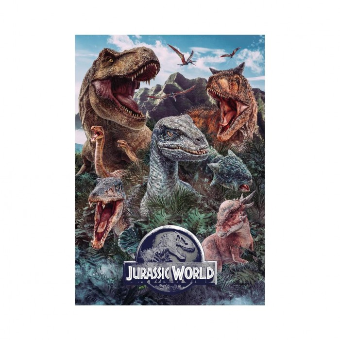 Puzzle  Dino-50269 Jurassic Welt