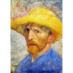 Puzzle  Enjoy-Puzzle-1143 Vincent Van Gogh: Selbstbildnis mit Strohhut