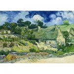 Puzzle  Enjoy-Puzzle-1173 Vincent Van Gogh: Reetgedeckte Cottages in Cordeville